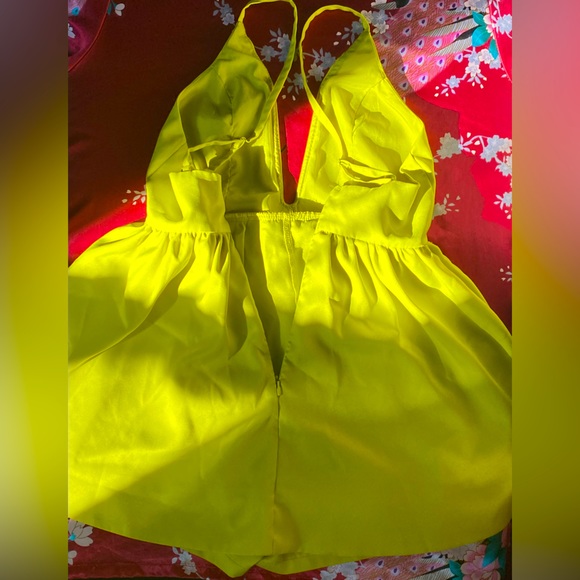 FashionNova Sub Lime Romper - Picture 9 of 9